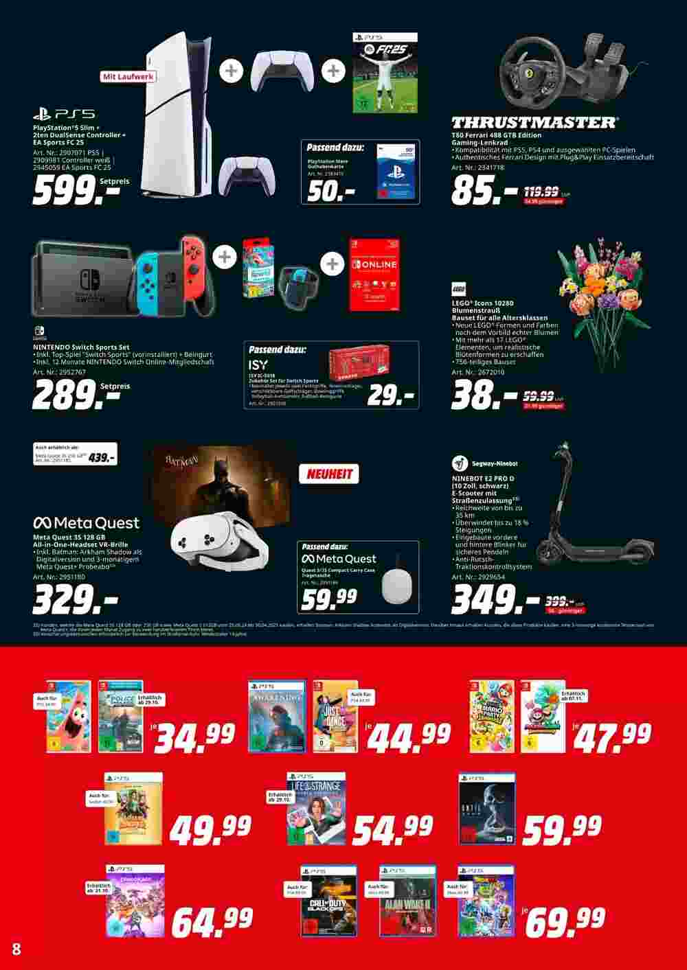 MediaMarkt Prospekt (ab 28.10.2024) zum Blättern - Seite 8