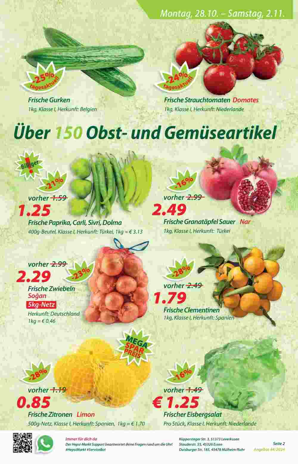 Hepsi-Markt Prospekt (ab 28.10.2024) zum Blättern - Seite 2