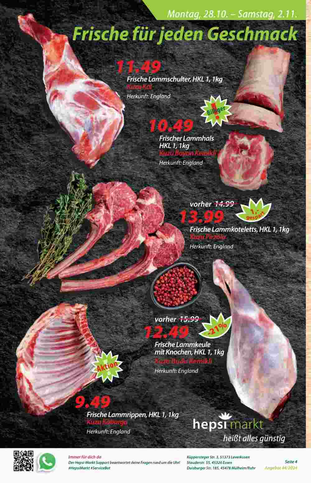 Hepsi-Markt Prospekt (ab 28.10.2024) zum Blättern - Seite 4