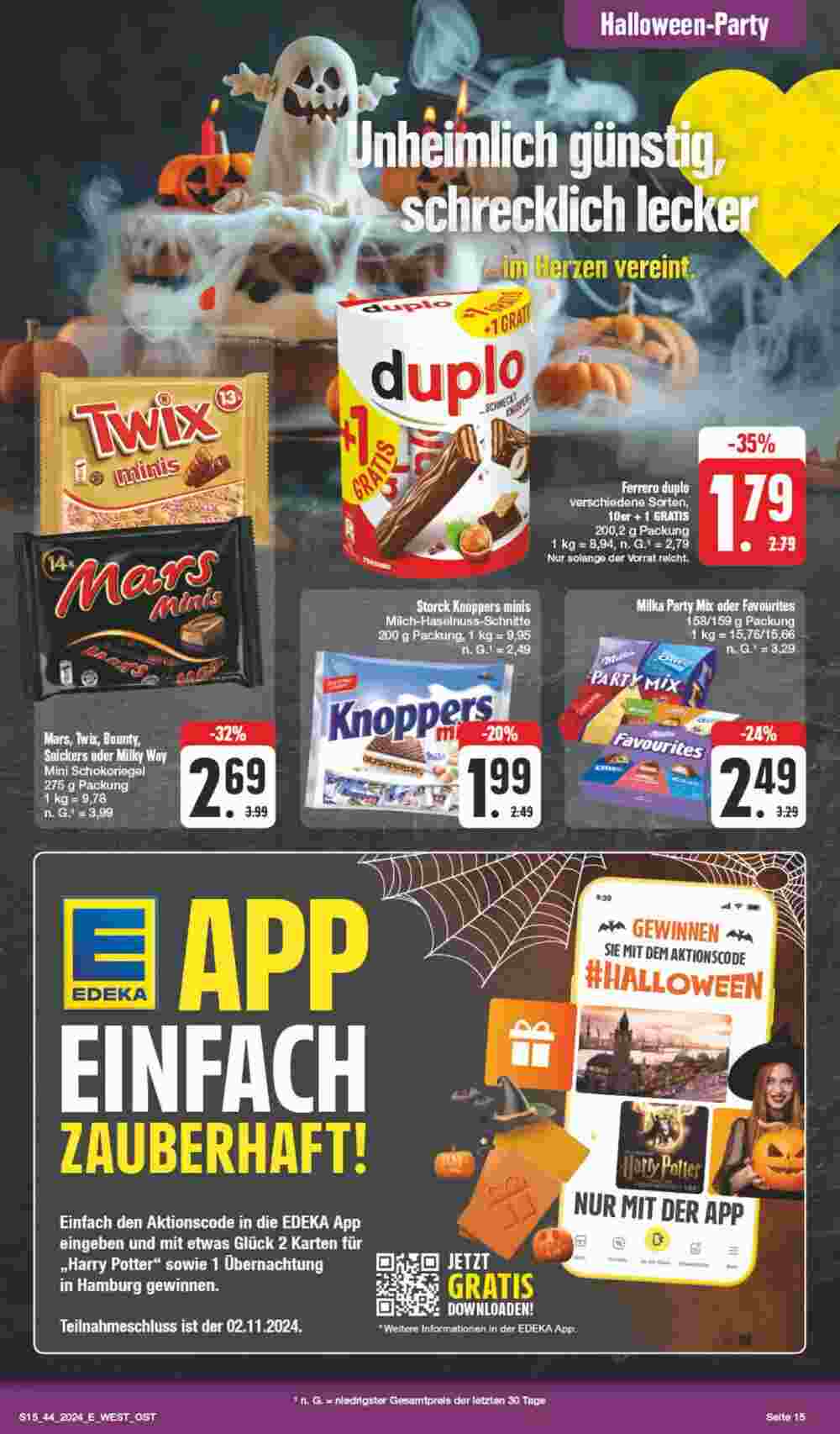 Edeka Spiegel Prospekt (ab 28.10.2024) zum Blättern - Seite 15