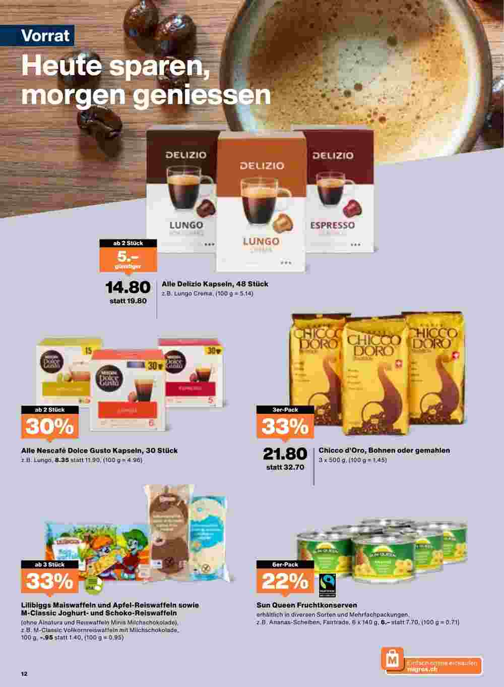 Migros Prospekt (ab 29.10.2024) zum Blättern - Seite 12