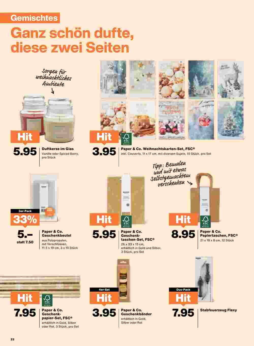 Migros Prospekt (ab 29.10.2024) zum Blättern - Seite 22