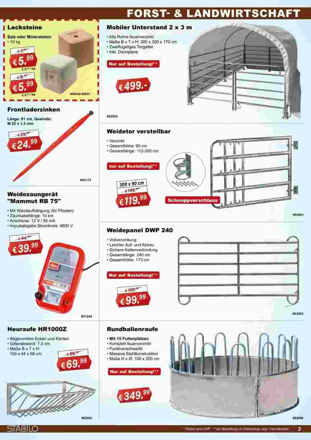 Stabilo Fachmarkt Prospekt (ab 30.10.2024) zum Blättern - Seite 3