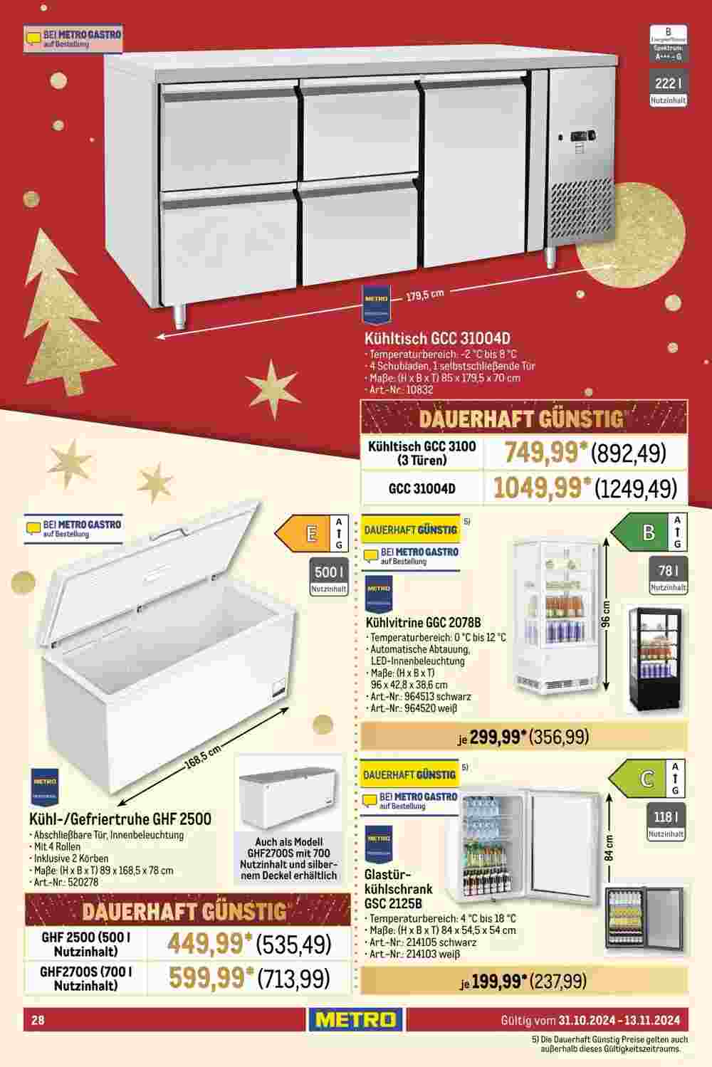 METRO Prospekt (ab 31.10.2024) zum Blättern - Seite 28