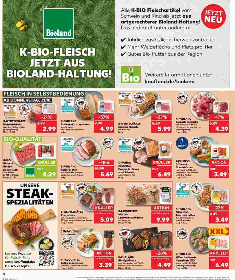 Kaufland Prospekt (ab 31.10.2024) zum Blättern - Seite 12