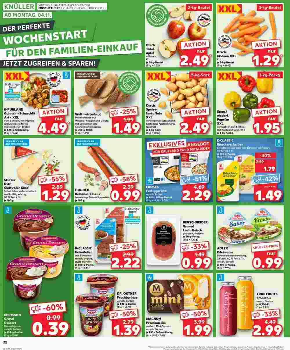 Kaufland Prospekt (ab 31.10.2024) zum Blättern - Seite 22