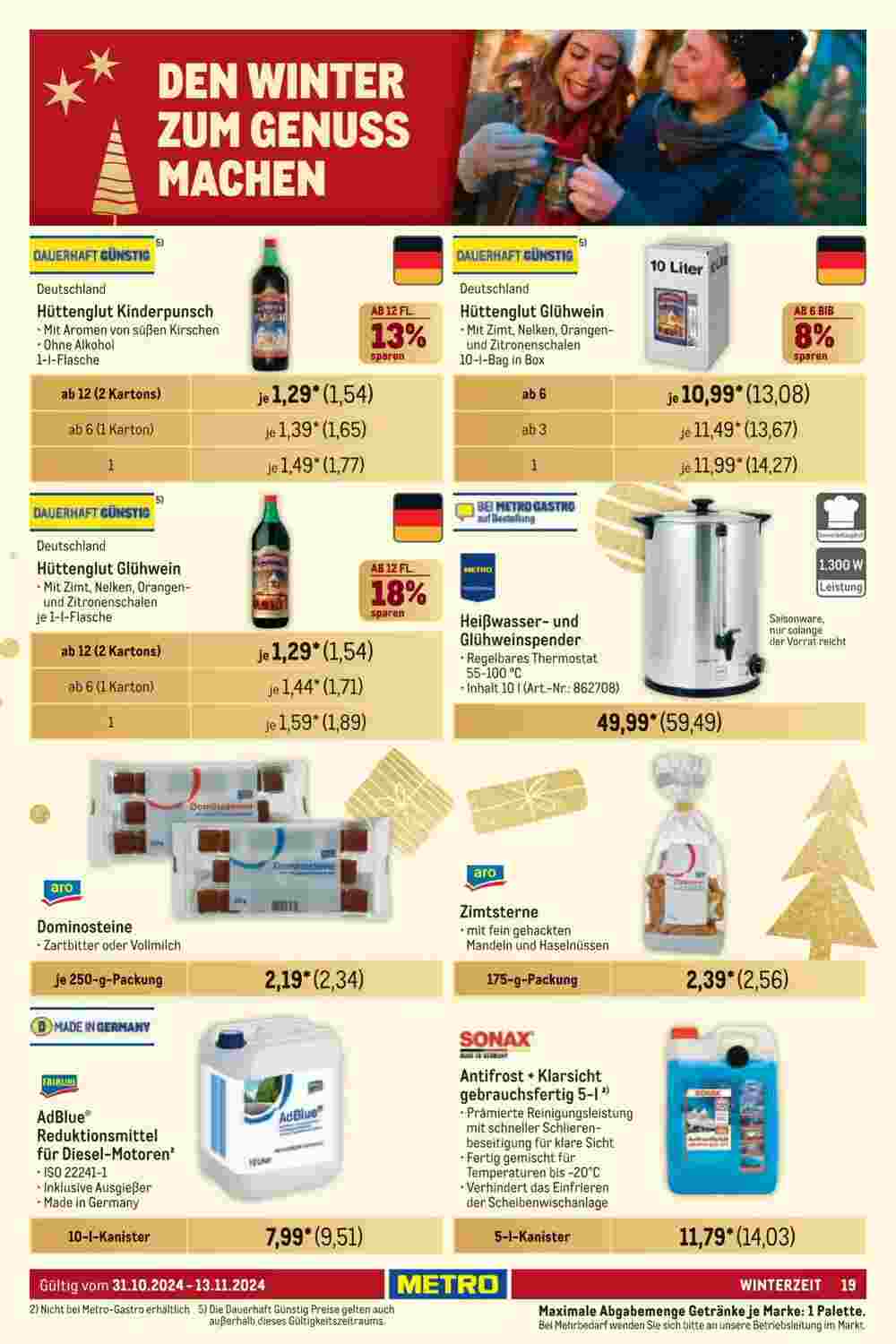 METRO Prospekt (ab 31.10.2024) zum Blättern - Seite 19