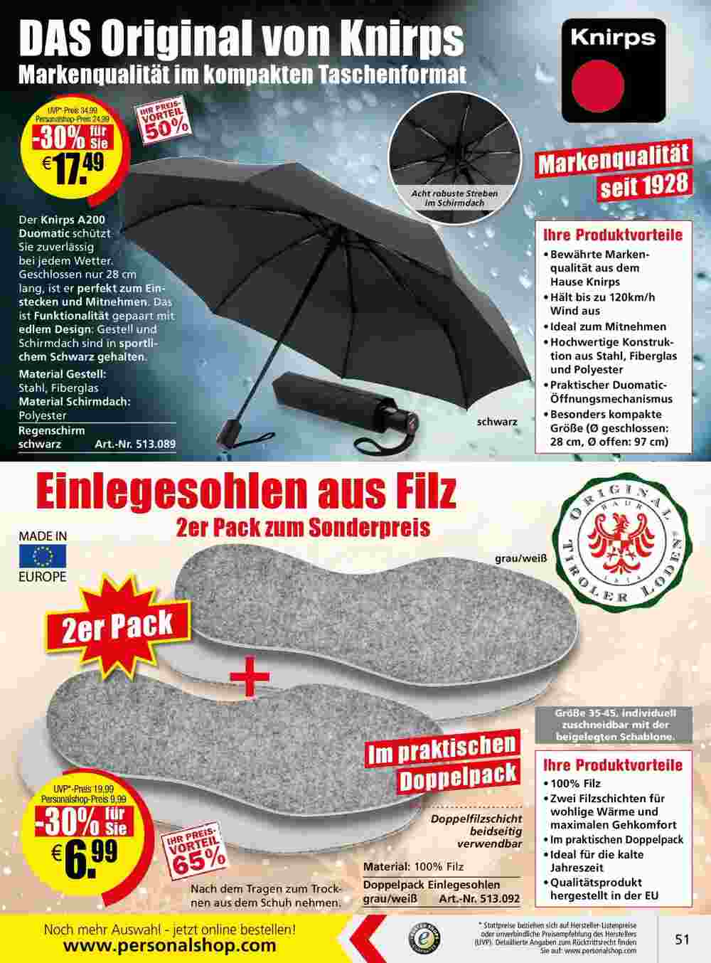 PersonalShop Prospekt (ab 31.10.2024) zum Blättern - Seite 51