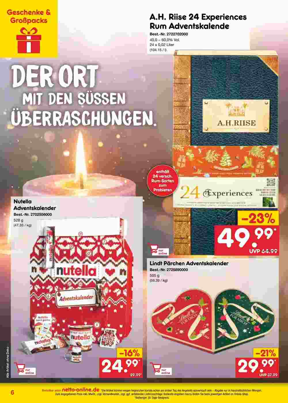 Netto Marken-Discount Prospekt (ab 01.11.2024) zum Blättern - Seite 6