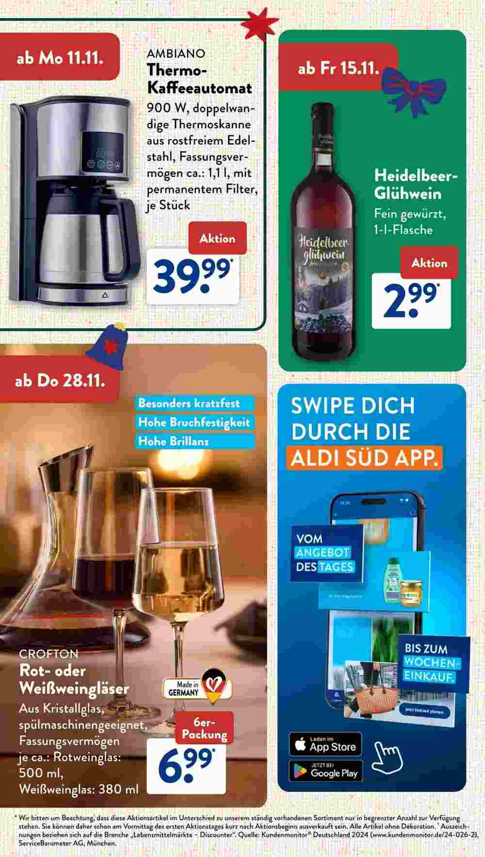 Aldi Süd Prospekt (ab 01.11.2024) zum Blättern - Seite 30