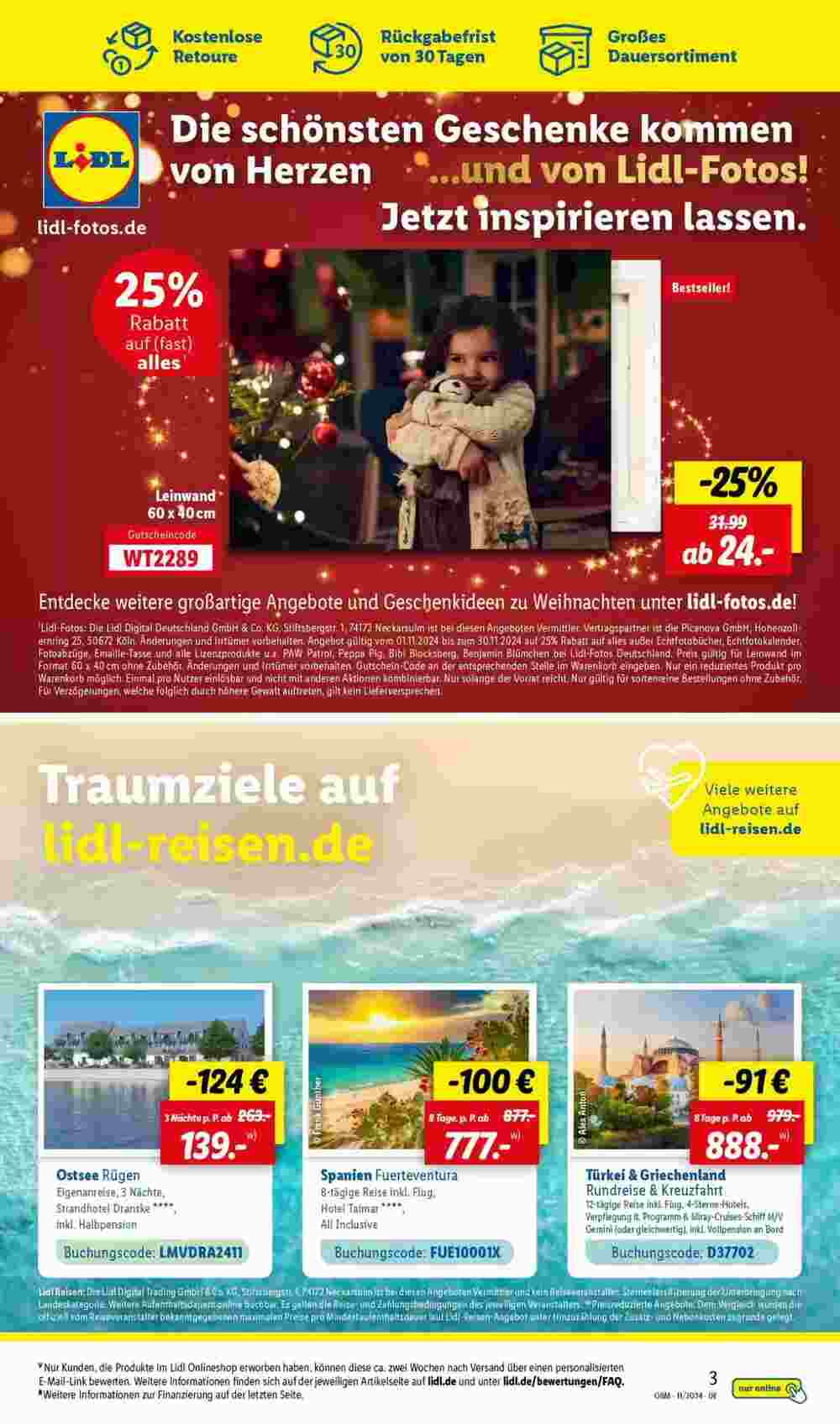 Lidl Prospekt (ab 01.11.2024) zum Blättern - Seite 3