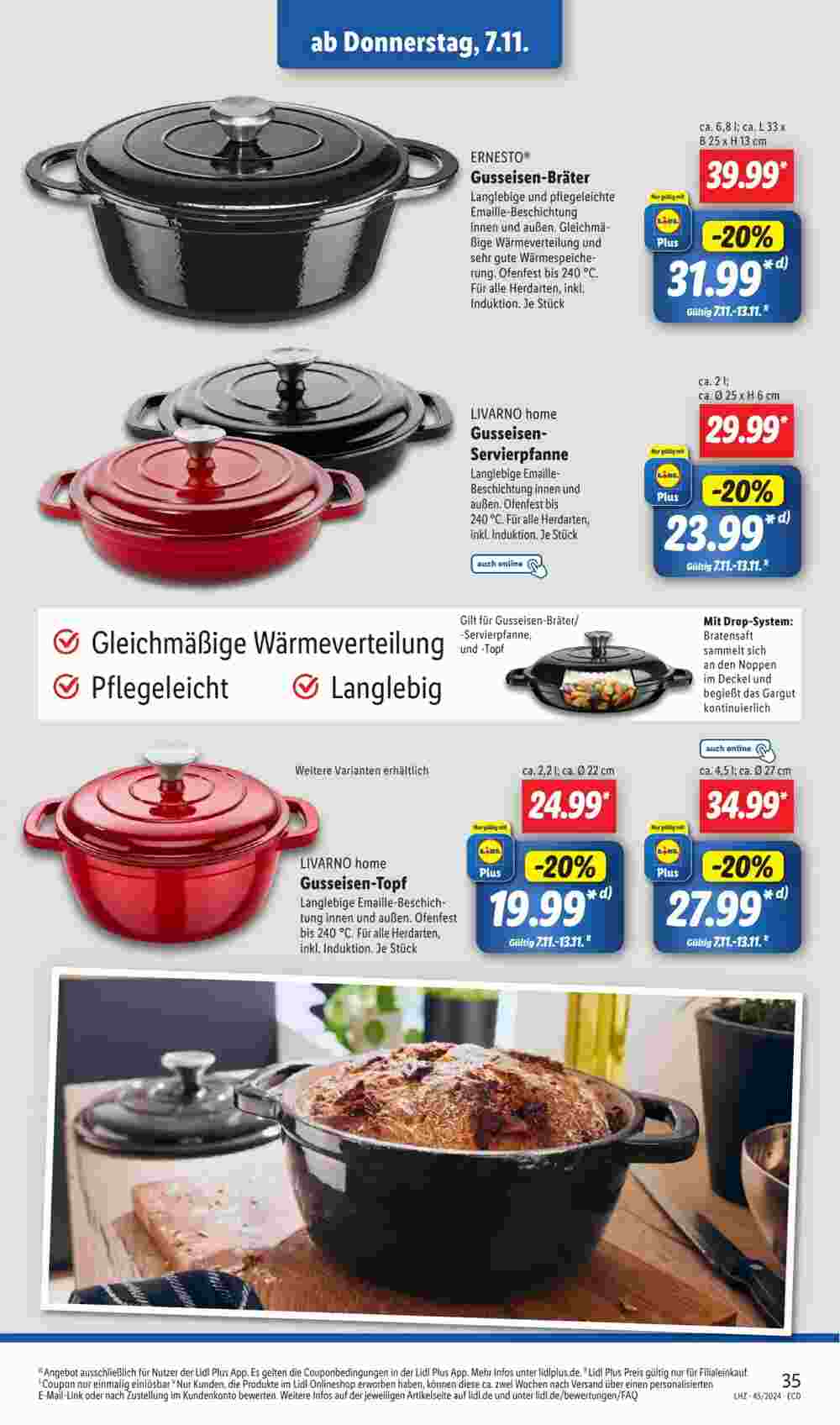 Lidl Prospekt (ab 04.11.2024) zum Blättern - Seite 45