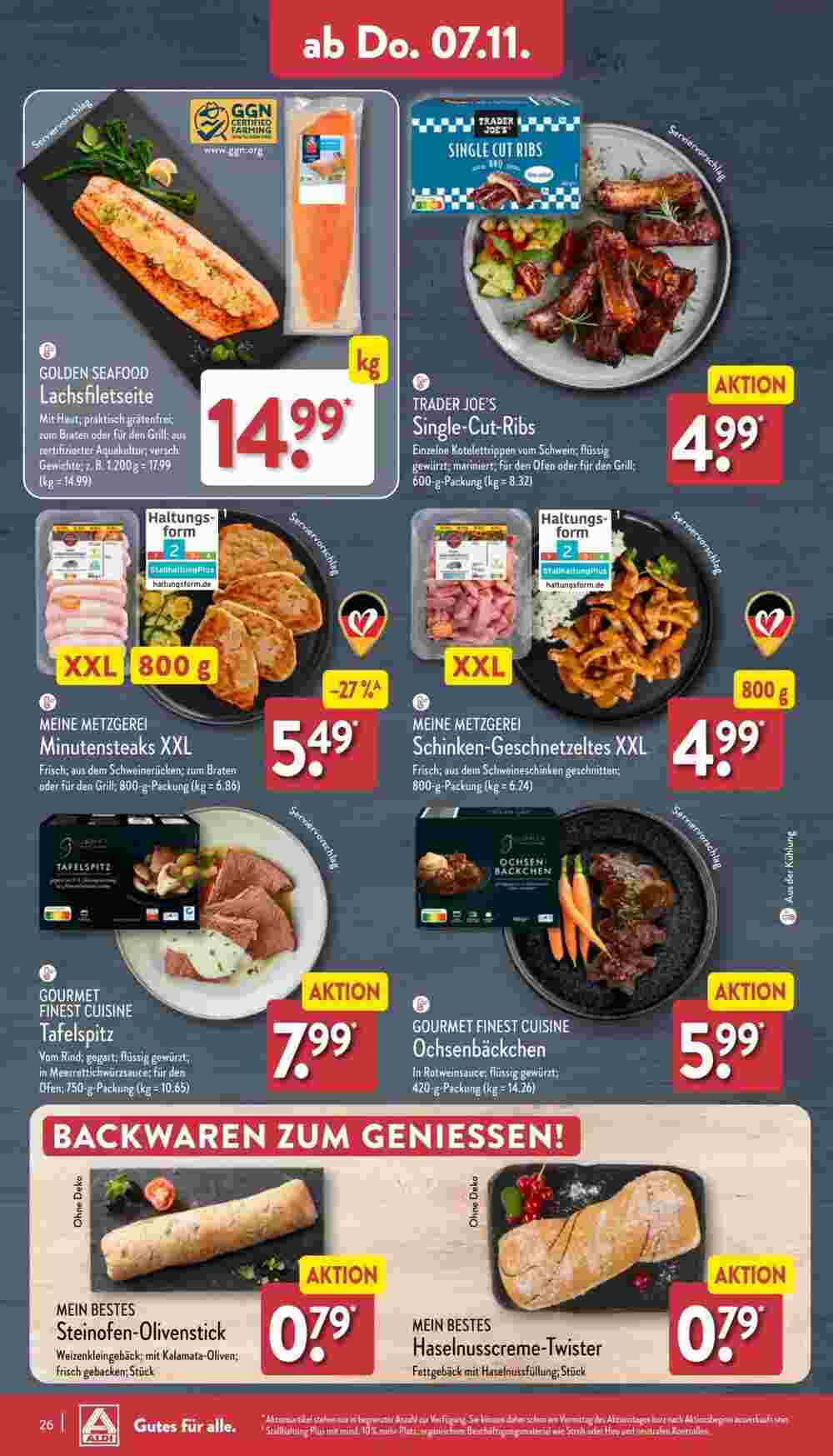 Aldi Nord Prospekt (ab 04.11.2024) zum Blättern - Seite 26