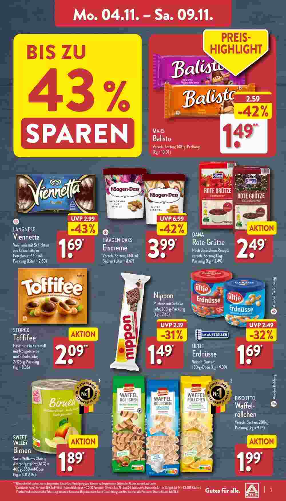 Aldi Nord Prospekt (ab 04.11.2024) zum Blättern - Seite 7