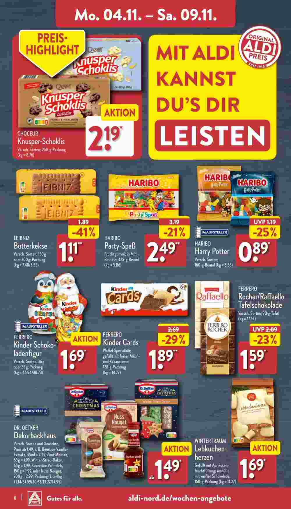 Aldi Nord Prospekt (ab 04.11.2024) zum Blättern - Seite 8