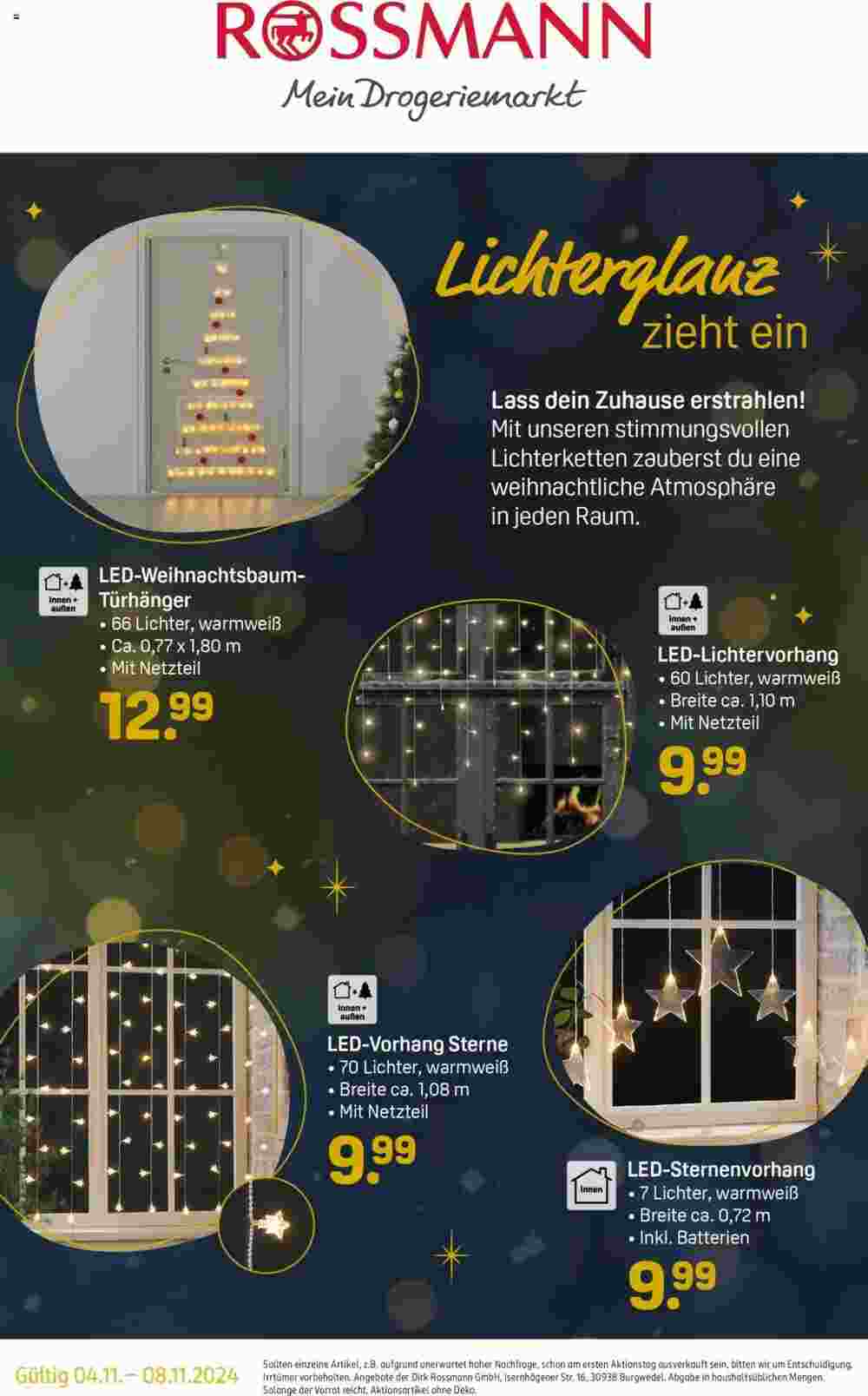 Rossmann Prospekt (ab 04.11.2024) zum Blättern - Seite 1