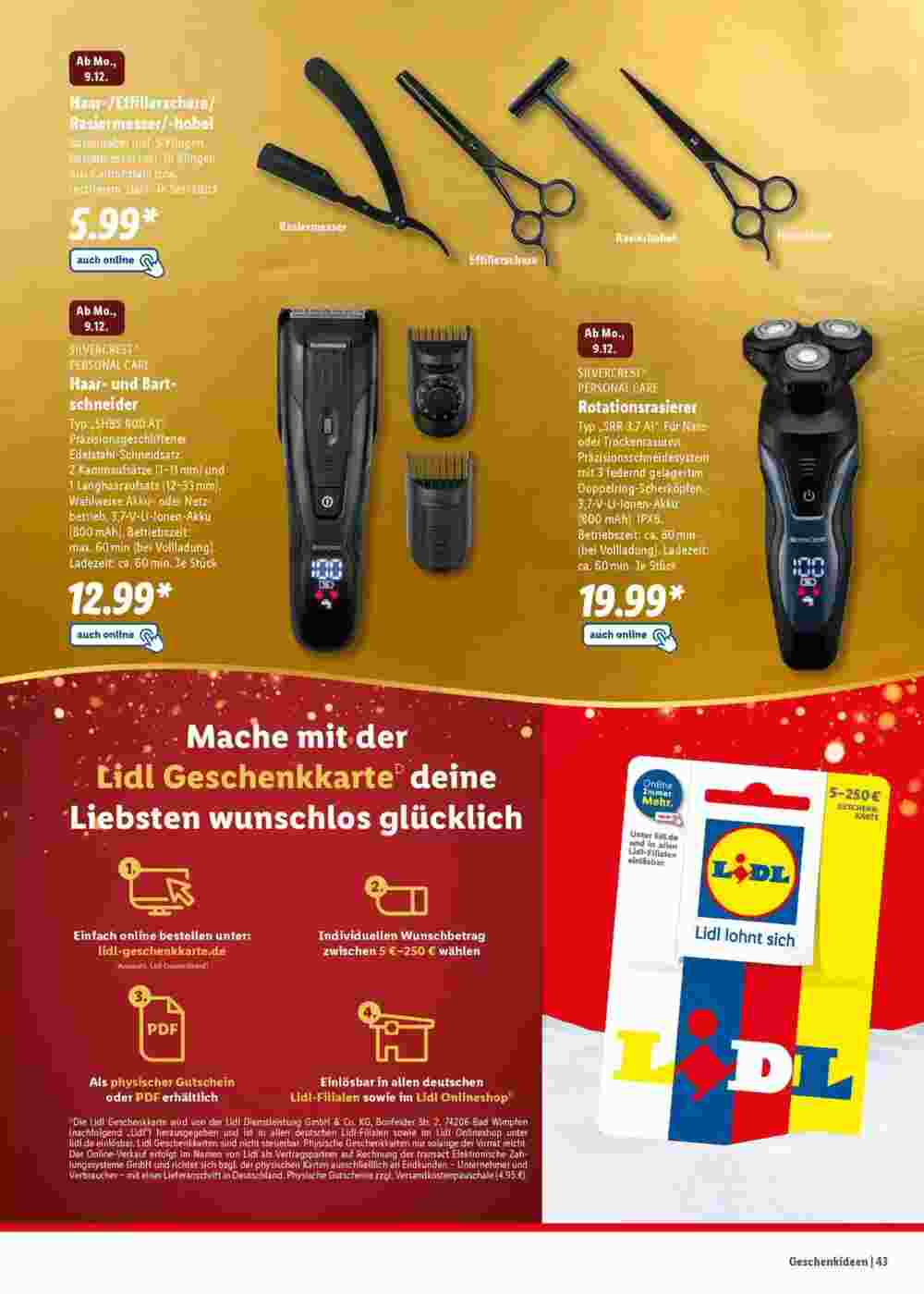 Lidl Prospekt (ab 04.11.2024) zum Blättern - Seite 49