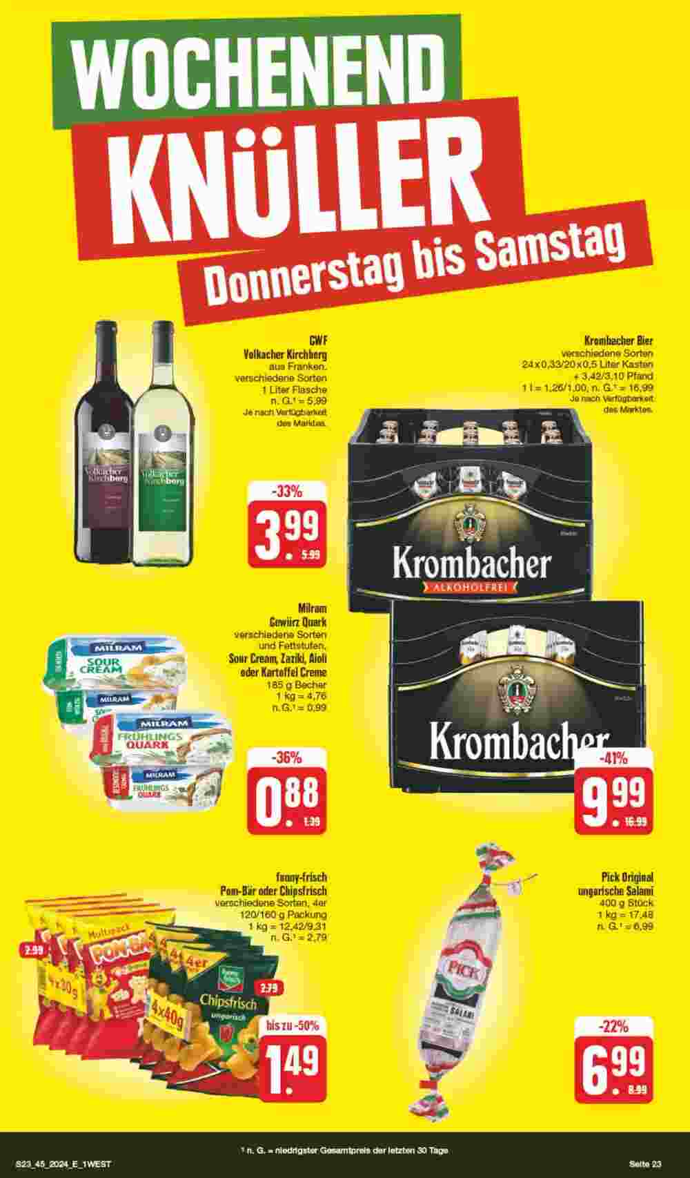 Edeka Spiegel Prospekt (ab 04.11.2024) zum Blättern - Seite 23