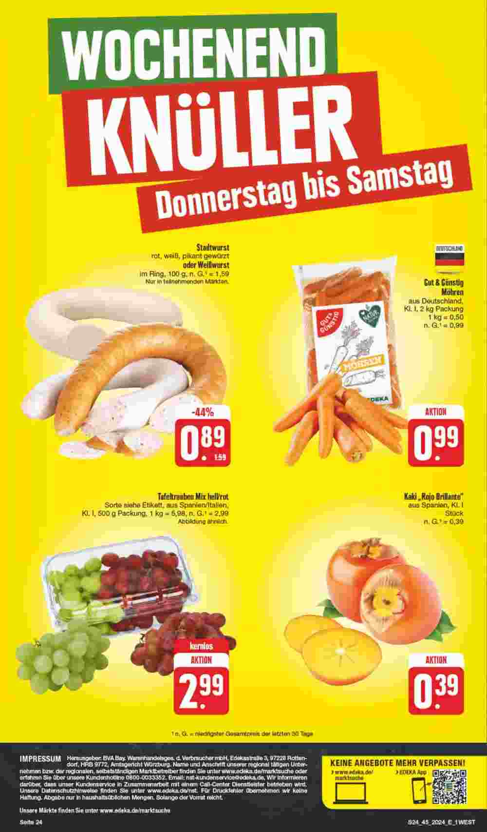 Edeka Spiegel Prospekt (ab 04.11.2024) zum Blättern - Seite 24