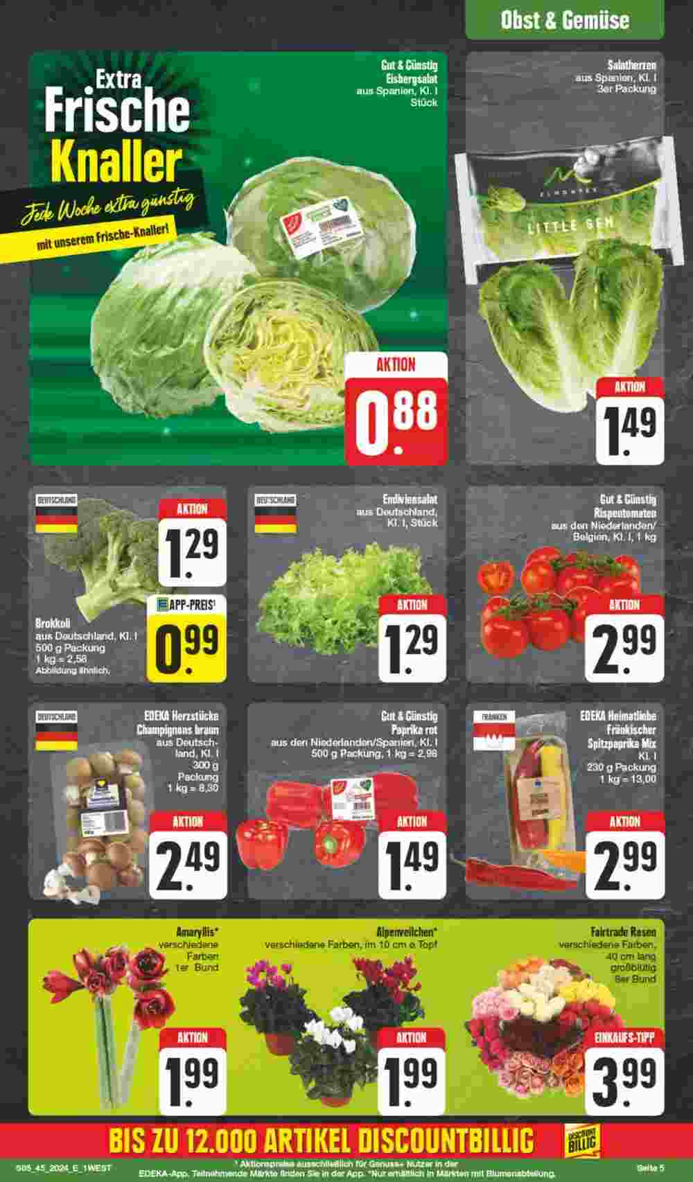 Edeka Spiegel Prospekt (ab 04.11.2024) zum Blättern - Seite 5