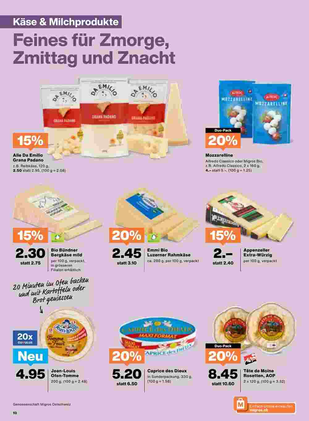 Migros Prospekt (ab 05.11.2024) zum Blättern - Seite 10