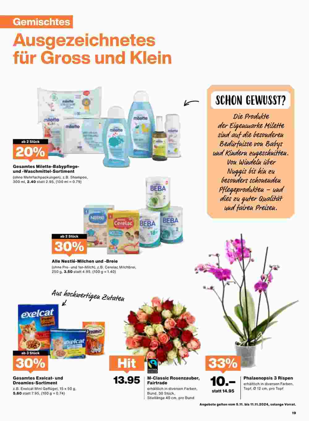 Migros Prospekt (ab 05.11.2024) zum Blättern - Seite 19