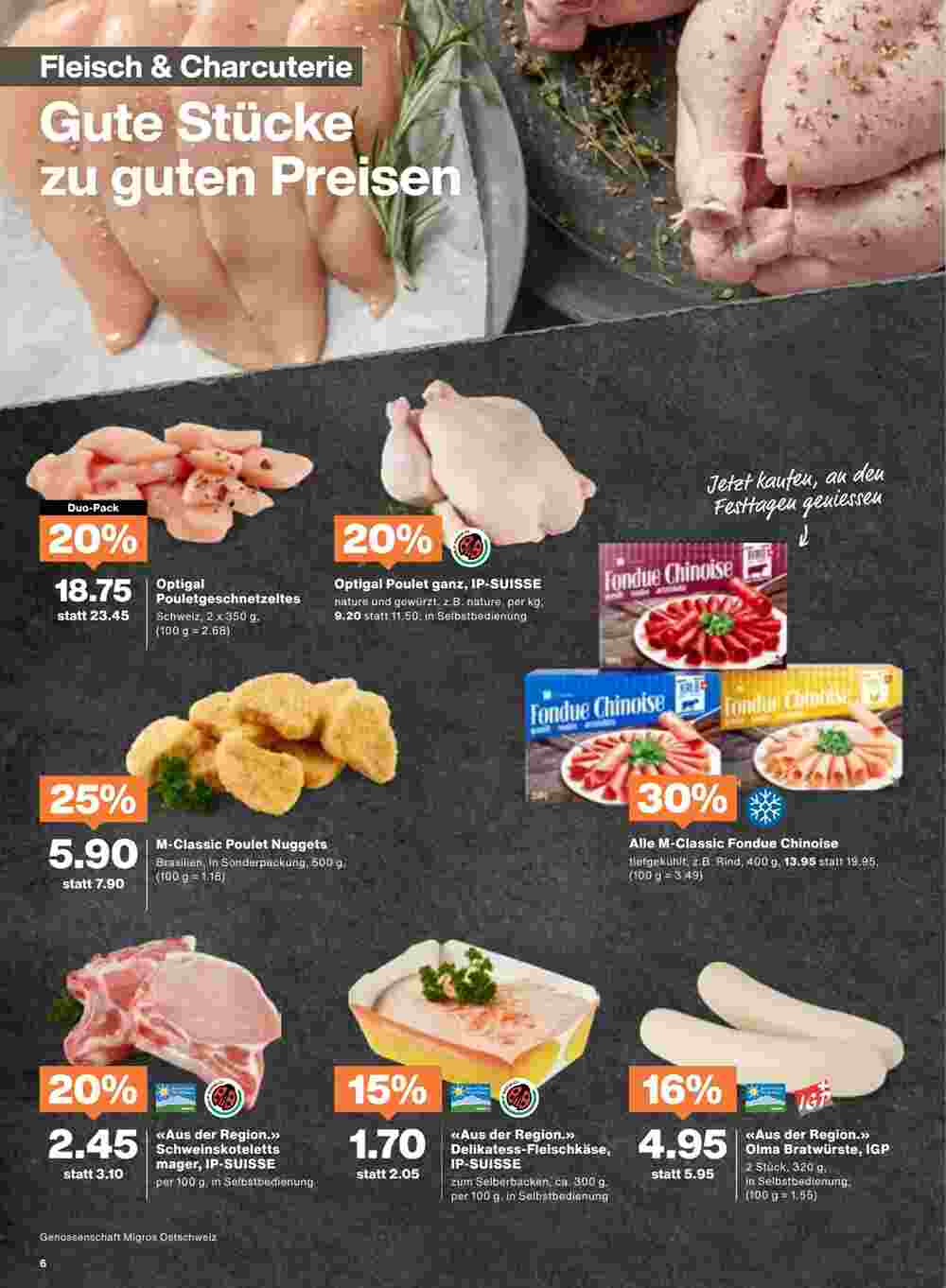 Migros Prospekt (ab 05.11.2024) zum Blättern - Seite 6