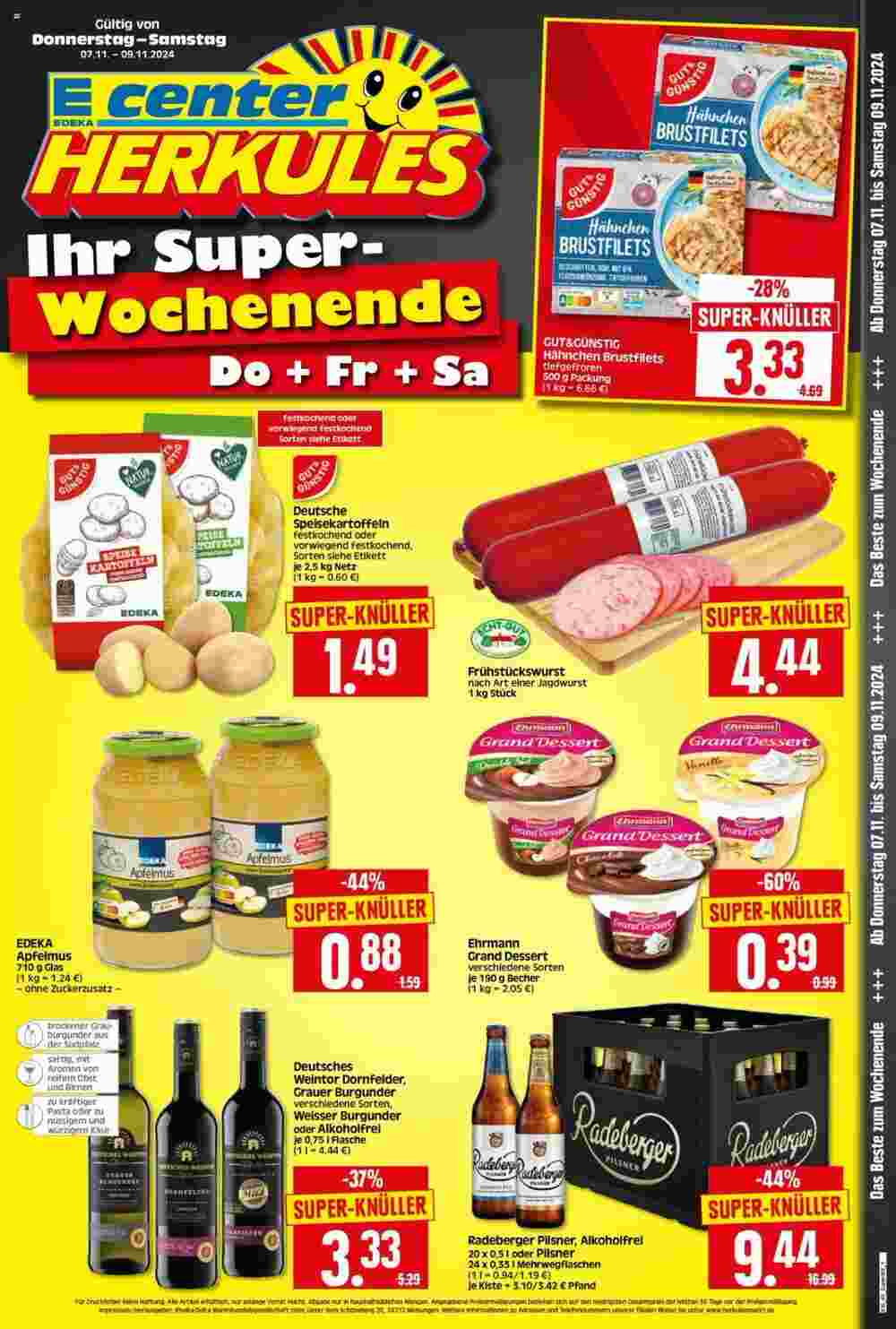 Edeka Herkules Prospekt (ab 07.11.2024) zum Blättern - Seite 1