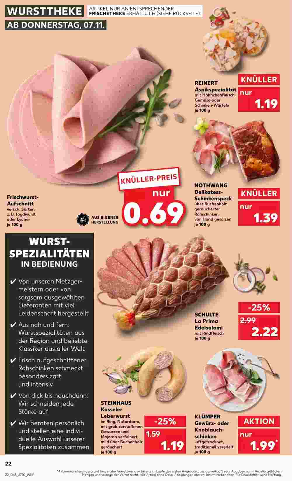 Kaufland Prospekt (ab 07.11.2024) zum Blättern - Seite 22