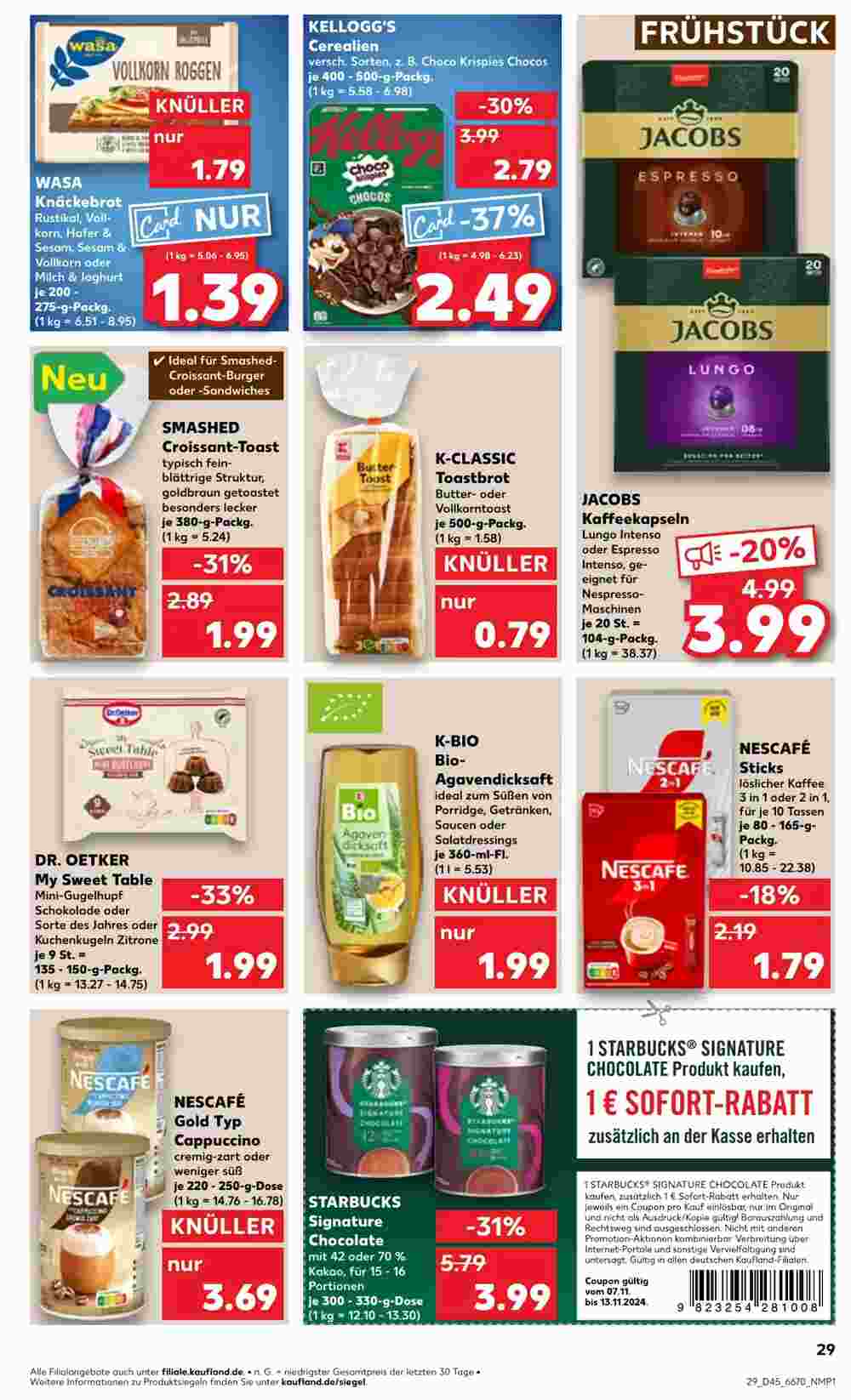 Kaufland Prospekt (ab 07.11.2024) zum Blättern - Seite 29