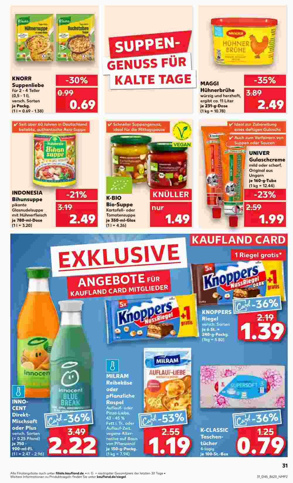 Kaufland Prospekt (ab 07.11.2024) zum Blättern - Seite 31