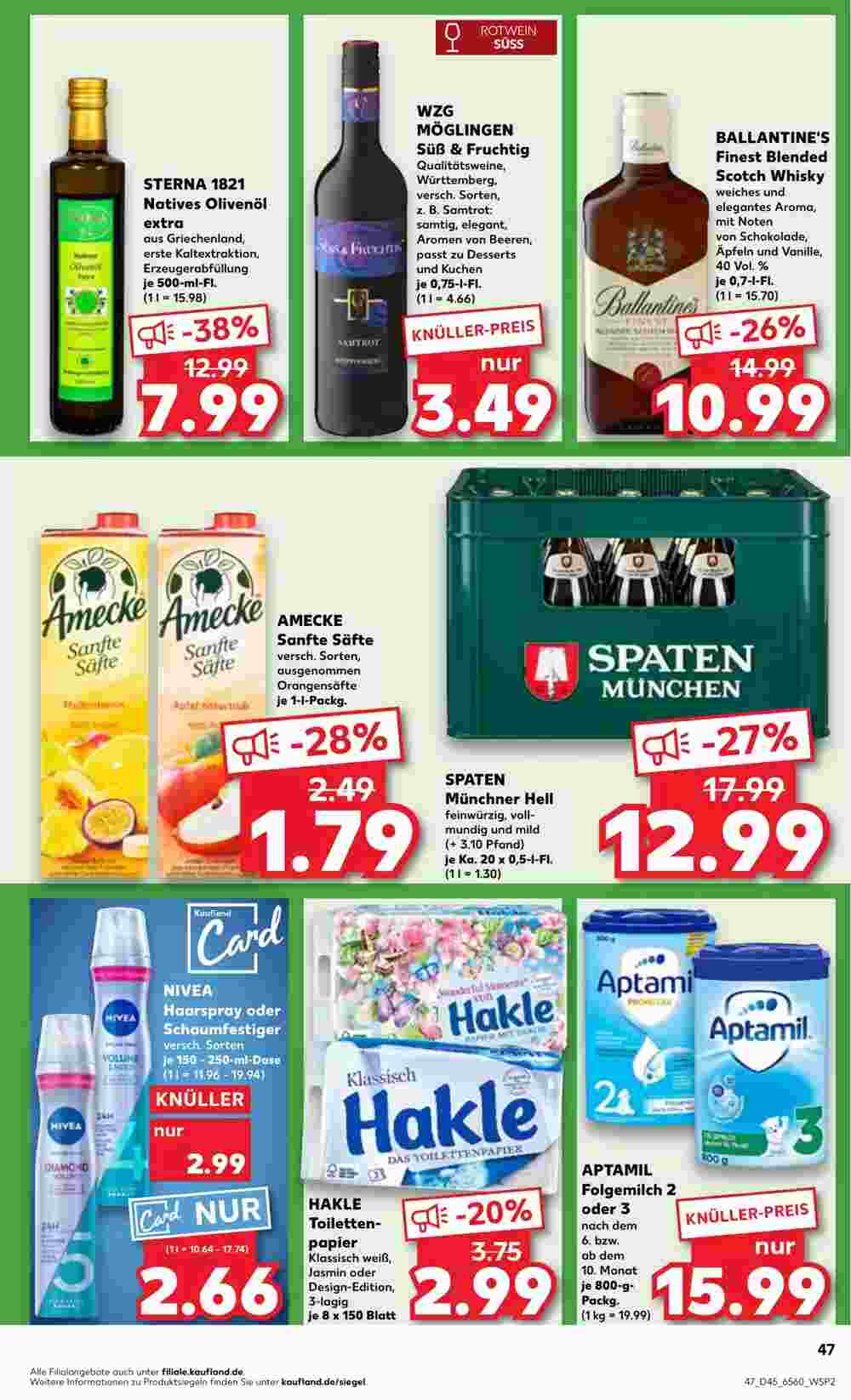 Kaufland Prospekt (ab 07.11.2024) zum Blättern - Seite 47