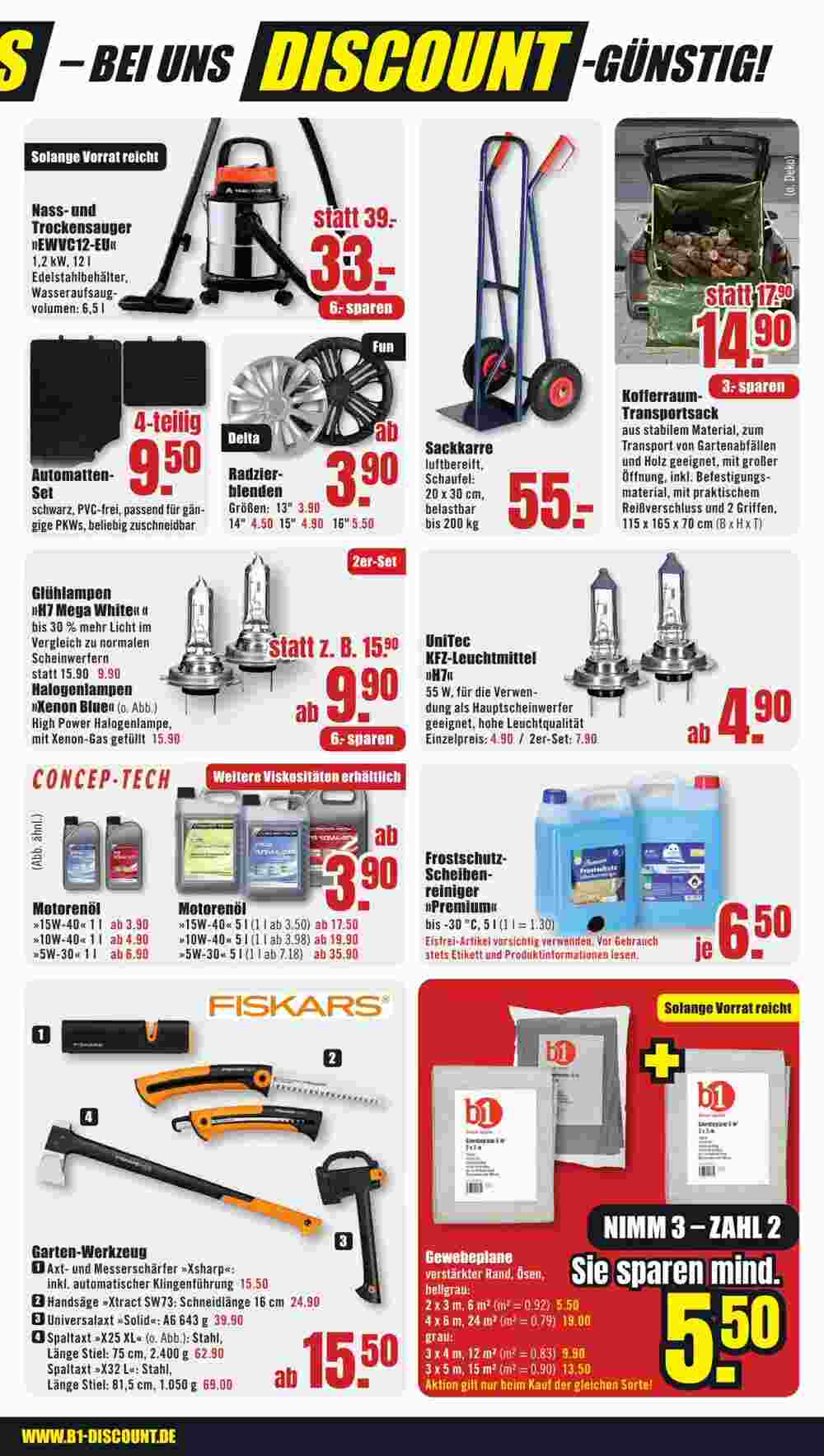 B1 Discount Baumarkt Prospekt (ab 09.11.2024) zum Blättern - Seite 7