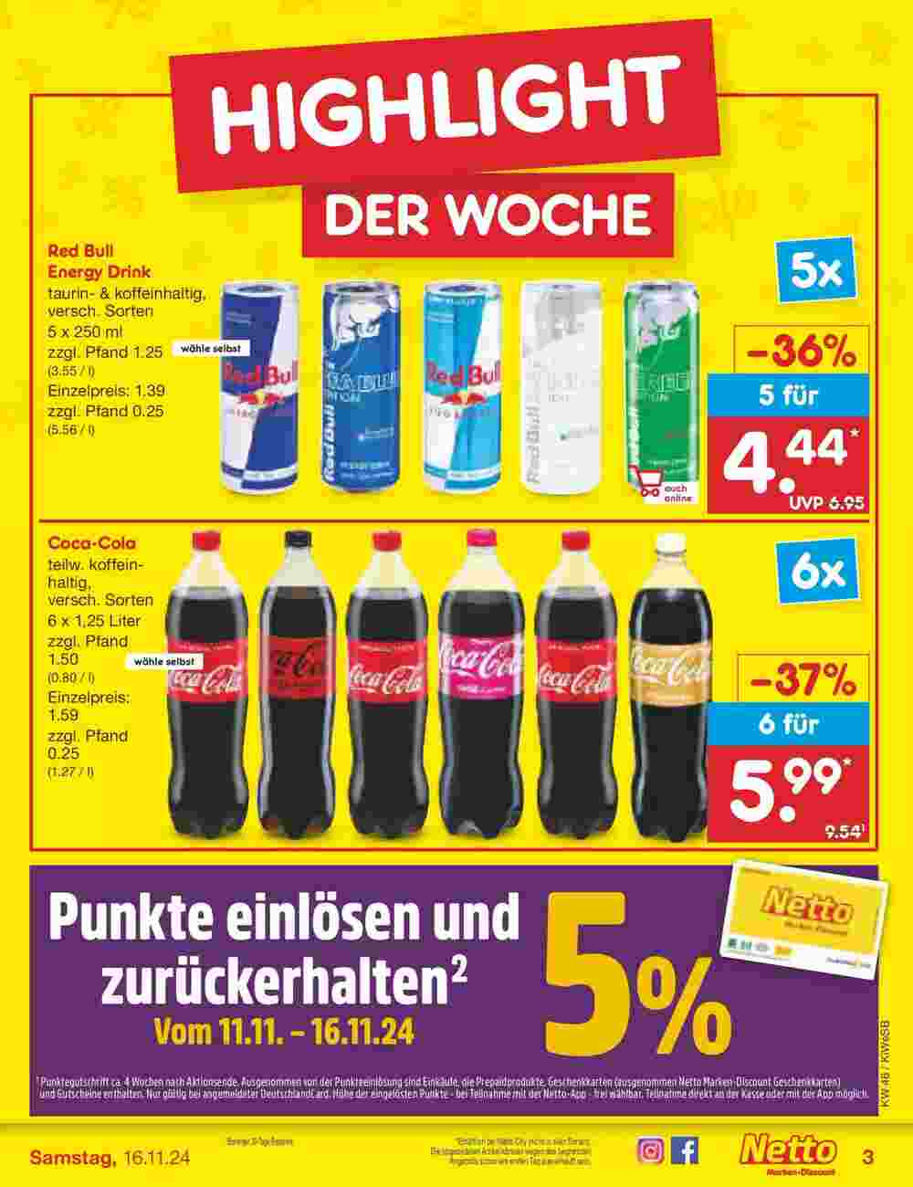 Netto Marken-Discount Prospekt (ab 10.11.2024) zum Blättern - Seite 3