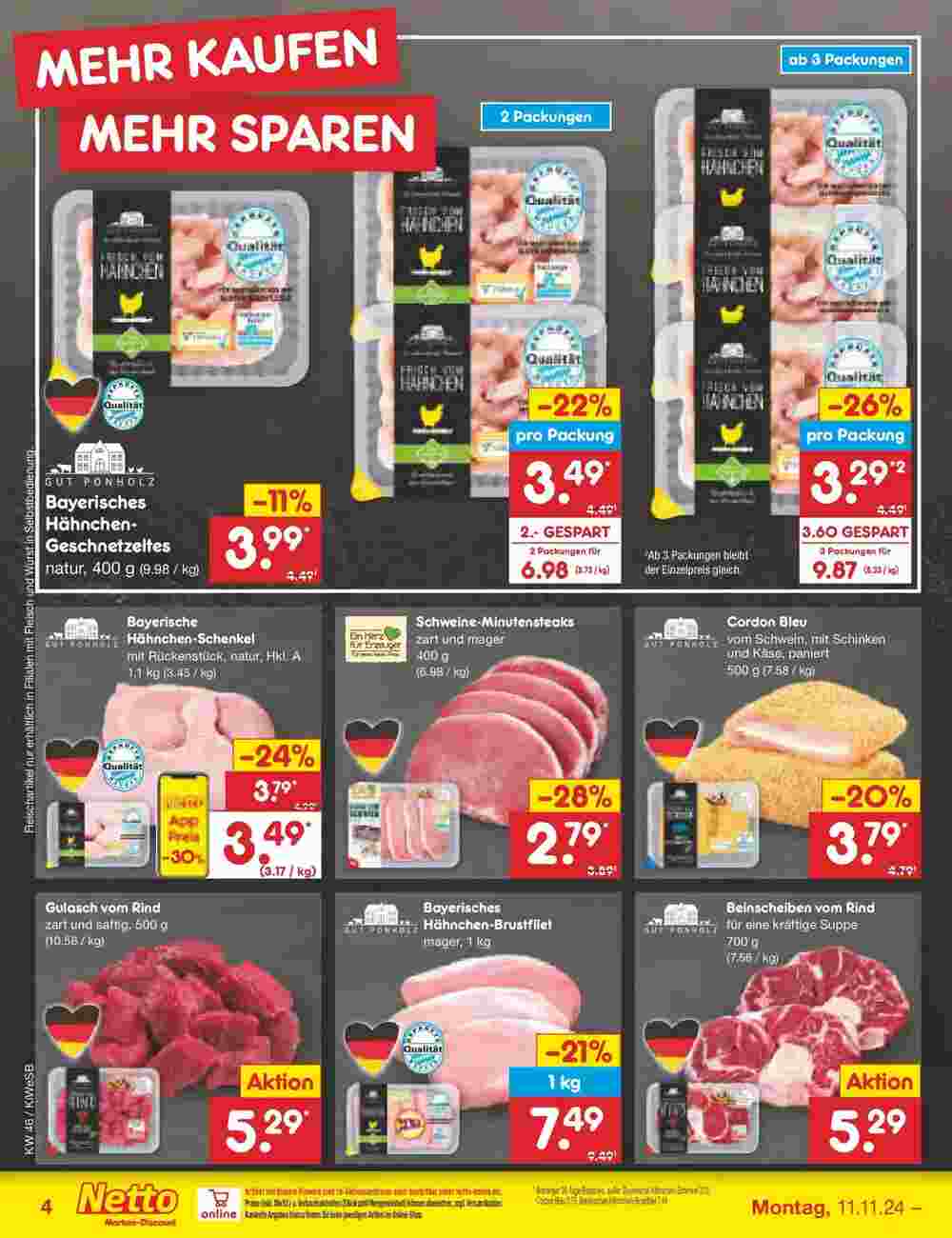 Netto Marken-Discount Prospekt (ab 10.11.2024) zum Blättern - Seite 4