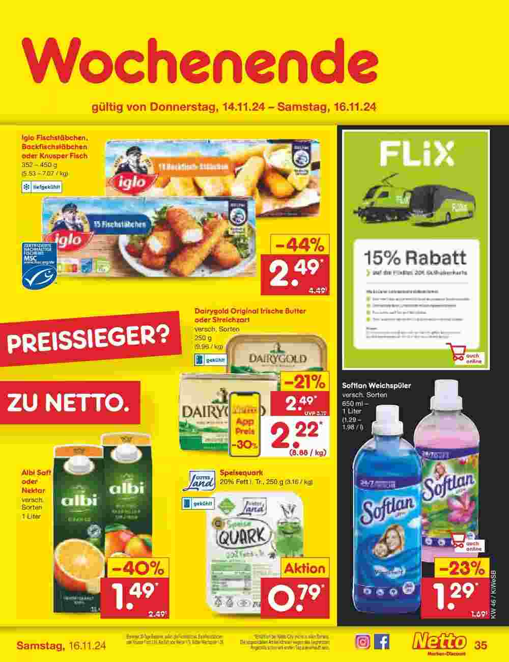 Netto Marken-Discount Prospekt (ab 10.11.2024) zum Blättern - Seite 44