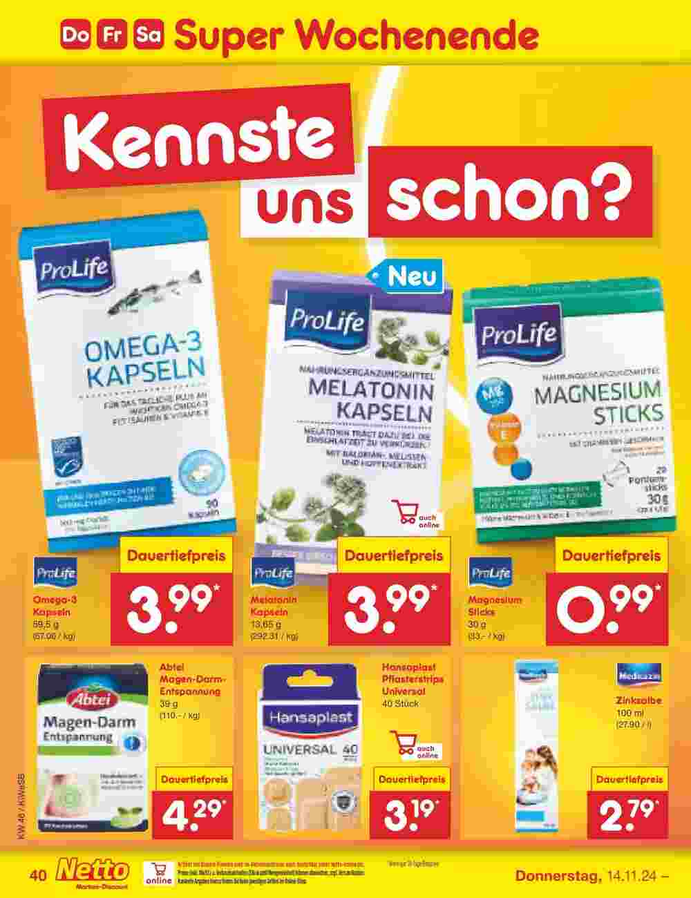 Netto Marken-Discount Prospekt (ab 10.11.2024) zum Blättern - Seite 49