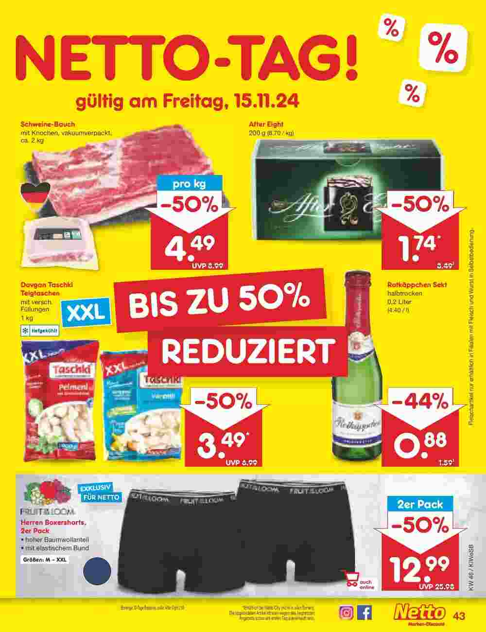 Netto Marken-Discount Prospekt (ab 10.11.2024) zum Blättern - Seite 52