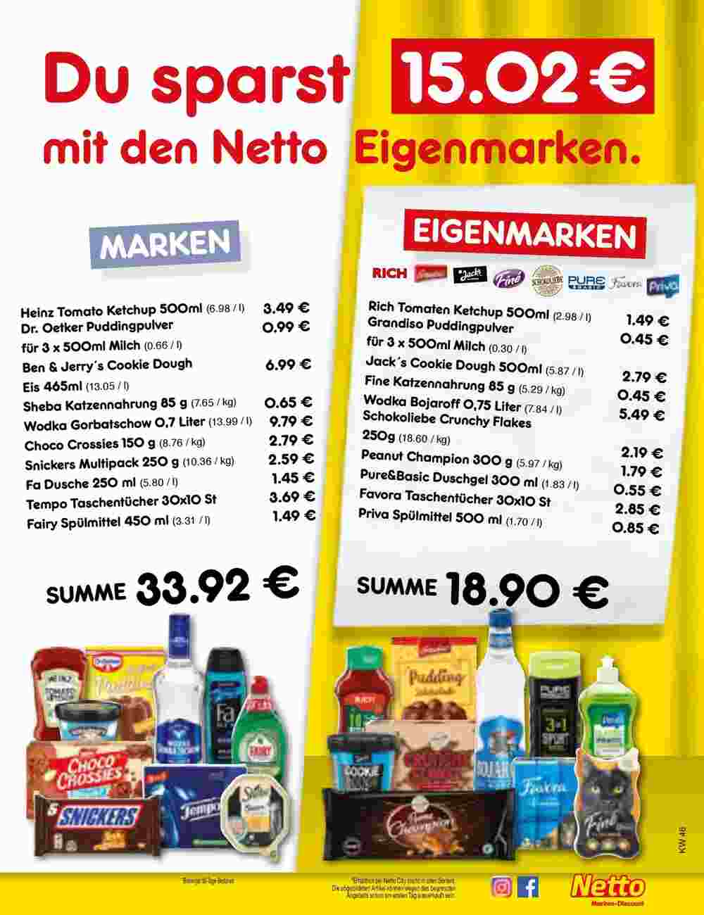 Netto Marken-Discount Prospekt (ab 10.11.2024) zum Blättern - Seite 54