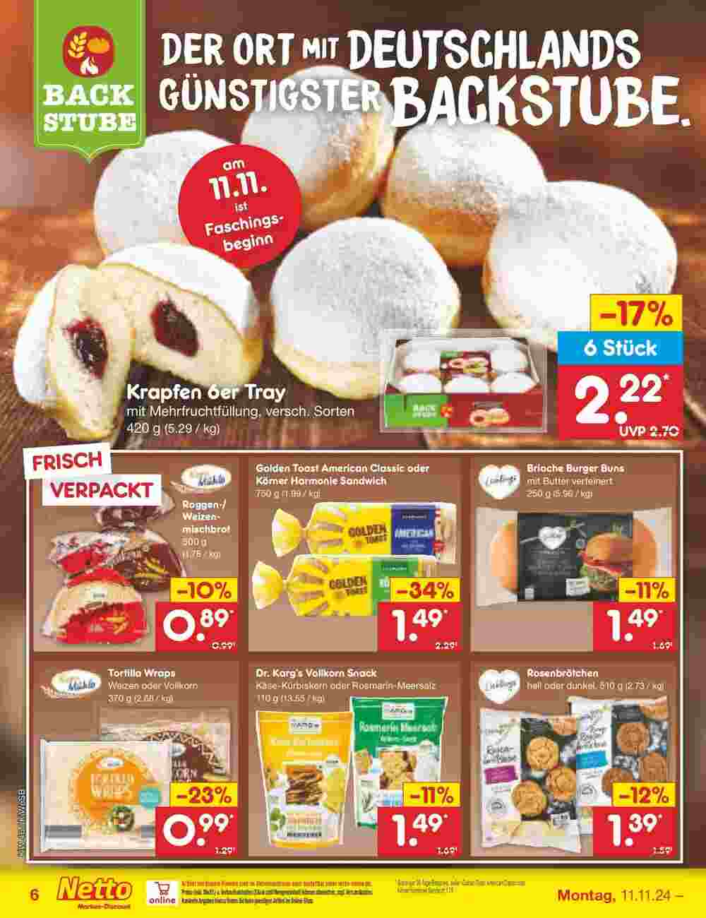 Netto Marken-Discount Prospekt (ab 10.11.2024) zum Blättern - Seite 6