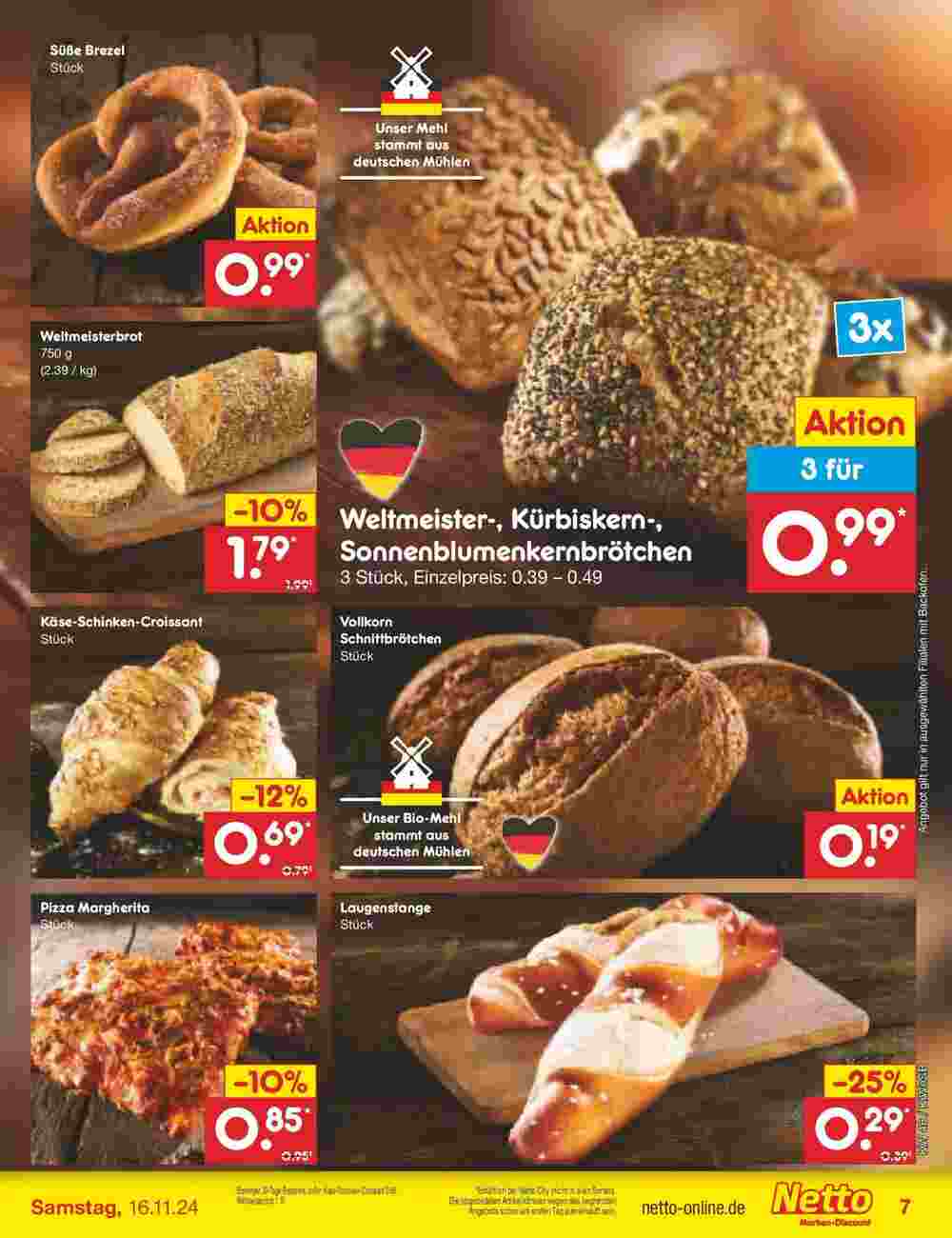 Netto Marken-Discount Prospekt (ab 10.11.2024) zum Blättern - Seite 7