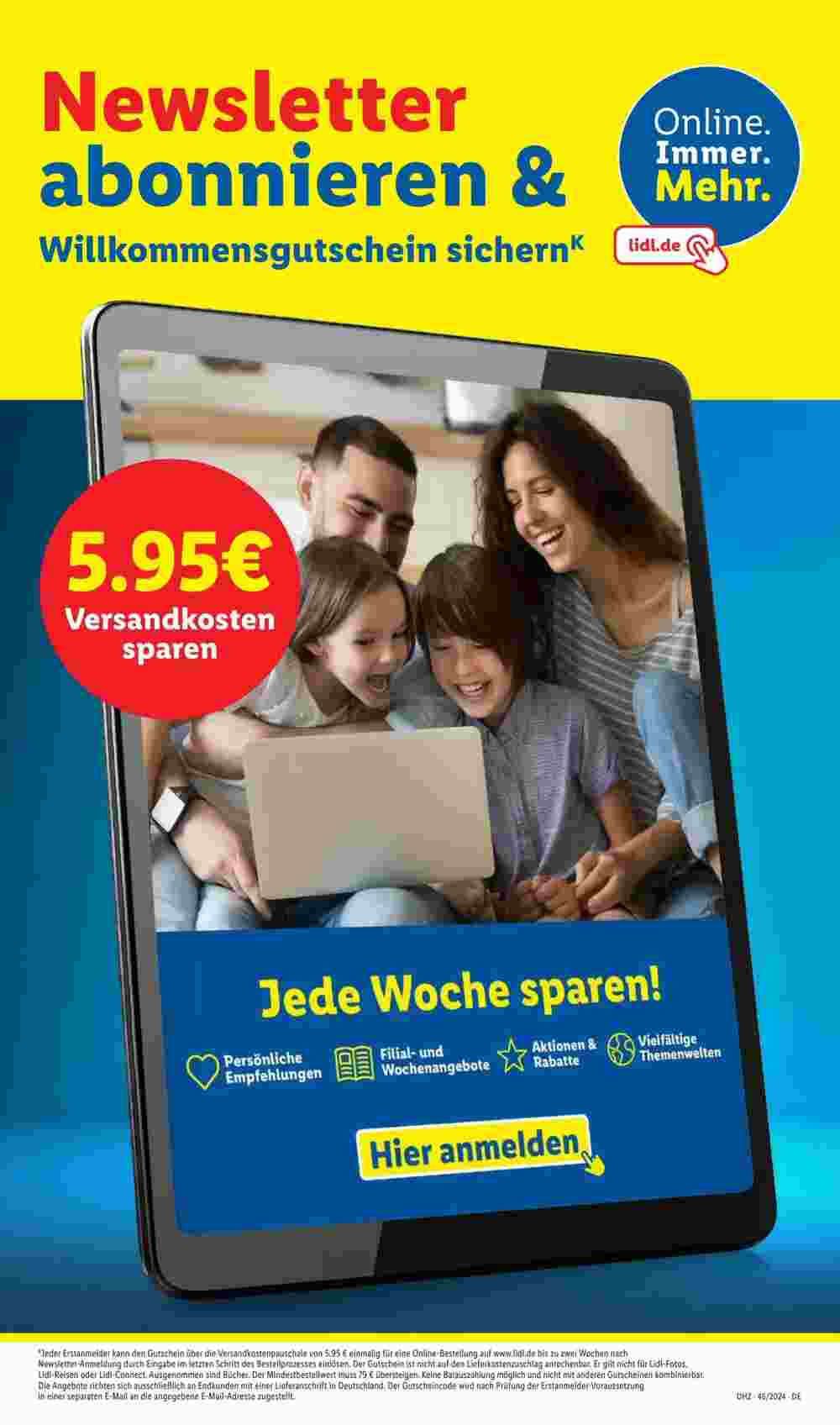 Lidl Prospekt (ab 11.11.2024) zum Blättern - Seite 61