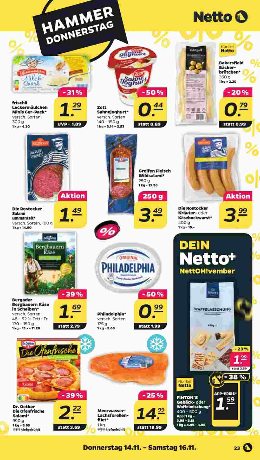 NETTO Prospekt (ab 11.11.2024) zum Blättern - Seite 23