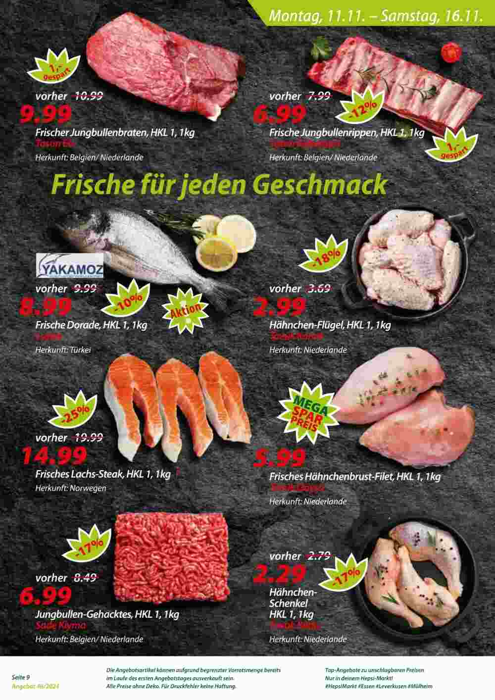 Hepsi-Markt Prospekt (ab 11.11.2024) zum Blättern - Seite 9