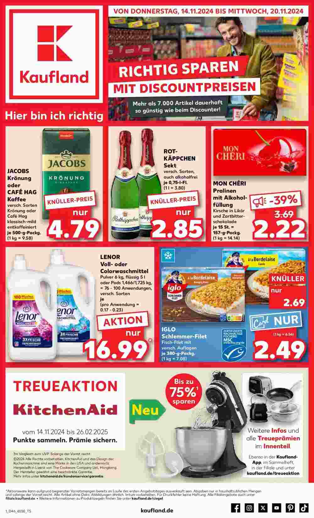 Kaufland Prospekt (ab 13.11.2024) zum Blättern - Seite 1