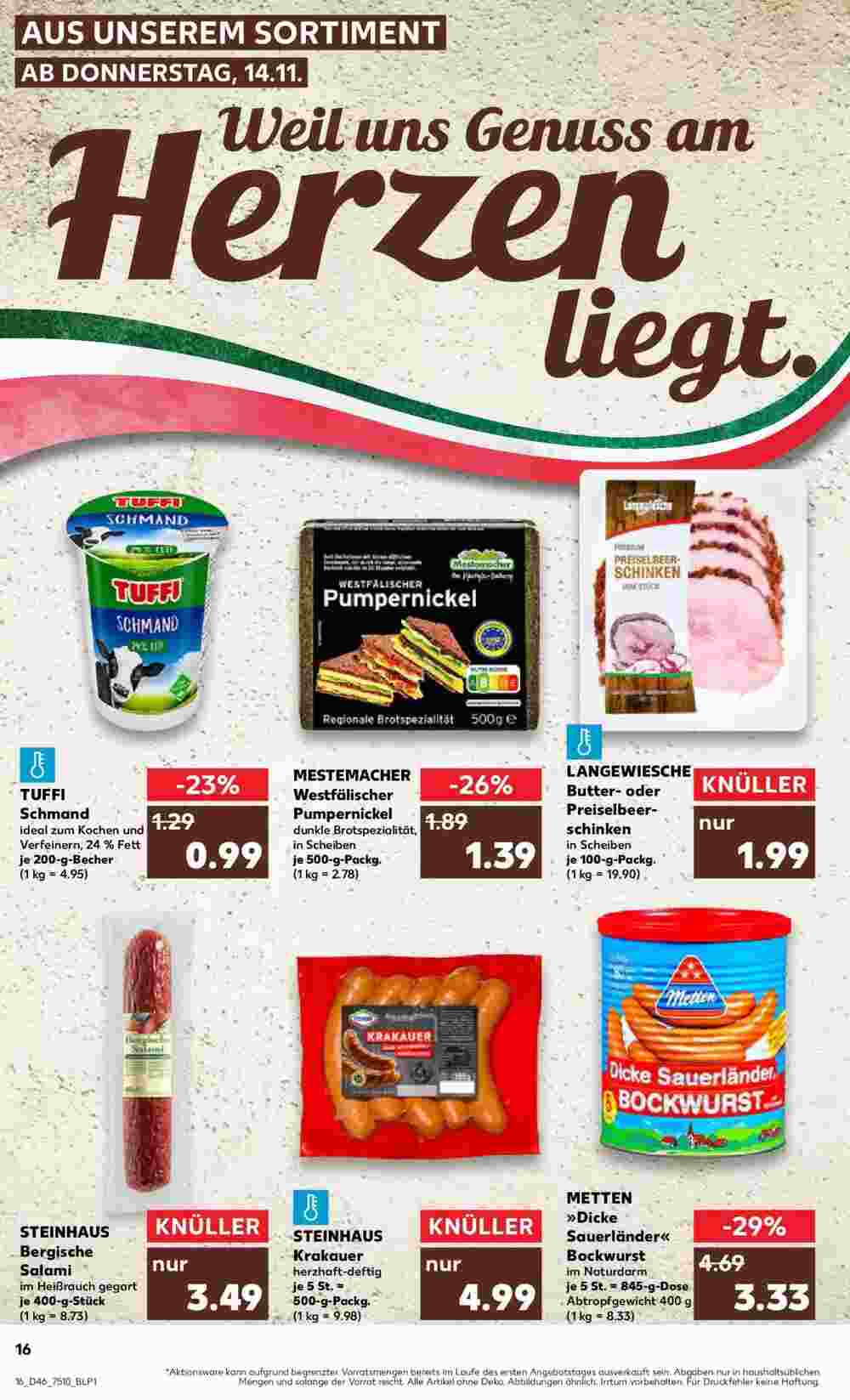 Kaufland Prospekt (ab 13.11.2024) zum Blättern - Seite 16