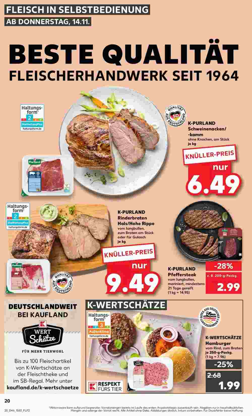 Kaufland Prospekt (ab 13.11.2024) zum Blättern - Seite 20