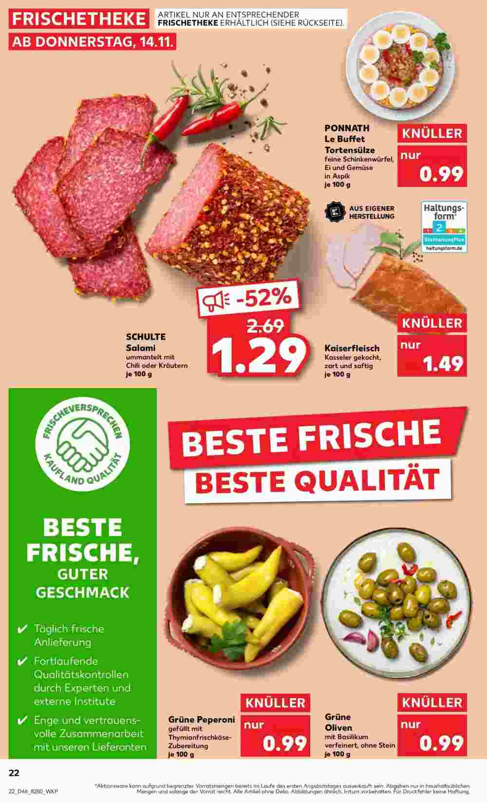 Kaufland Prospekt (ab 13.11.2024) zum Blättern - Seite 22