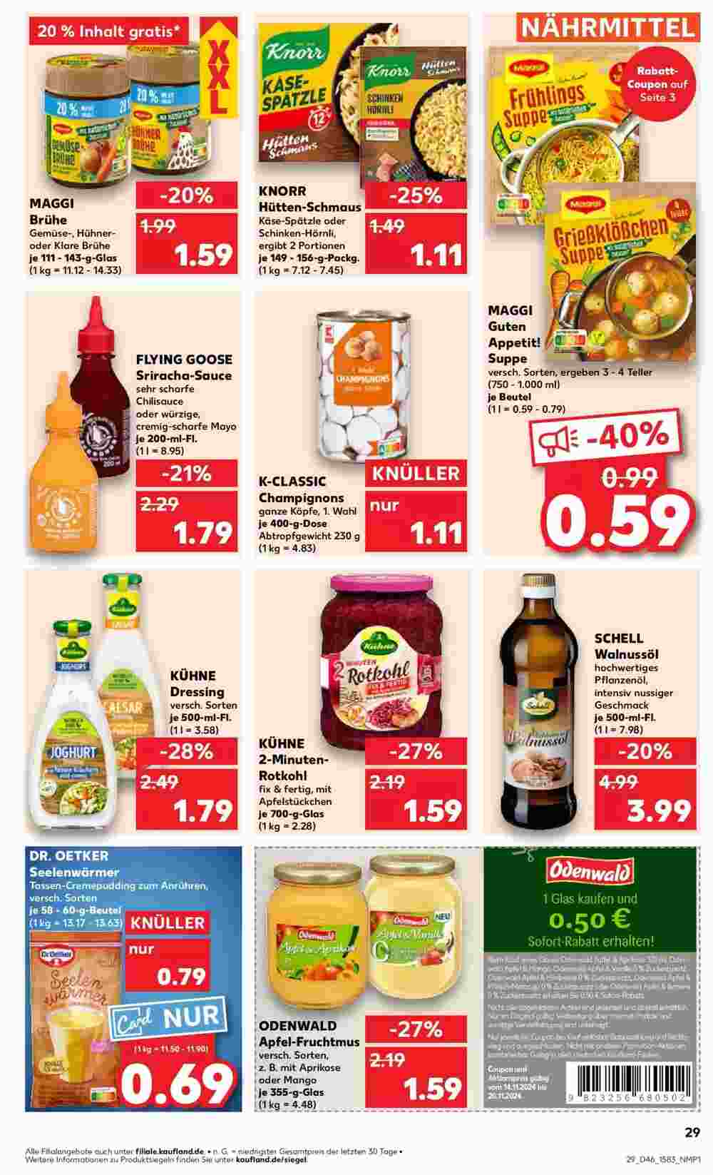 Kaufland Prospekt (ab 13.11.2024) zum Blättern - Seite 29