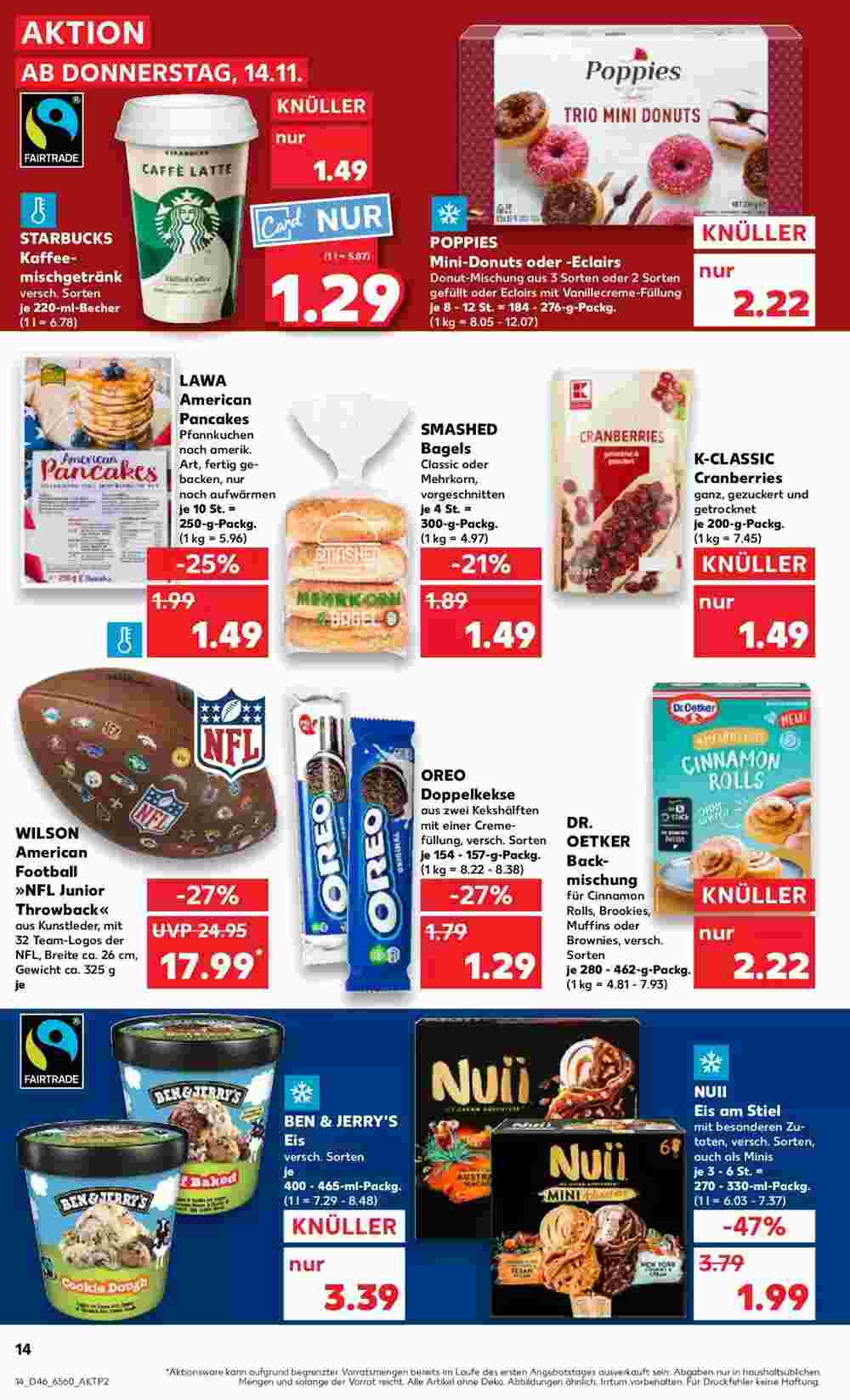 Kaufland Prospekt (ab 13.11.2024) zum Blättern - Seite 14